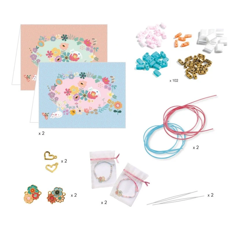 Tila and Flowers - DJE-DJ00020 - DJECO - Creative boxes - Le Nuage de Charlotte