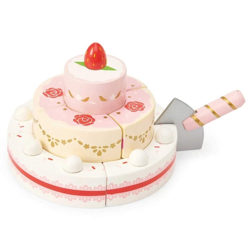 Strawberry Wedding Cake - LTV-TV329 - Le Toy Van - Play Food - Le Nuage de Charlotte