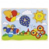 Ballon, soleil,... puzzle à encastrements - GOK-8657859 - Goki - Puzzles en bois - Le Nuage de Charlotte