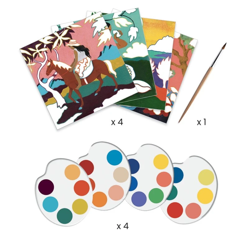 Inspired By - Paul Gauguin - Polynésie - DJE-DJ09372 - DJECO - Atelier dessins et peintures - Le Nuage de Charlotte