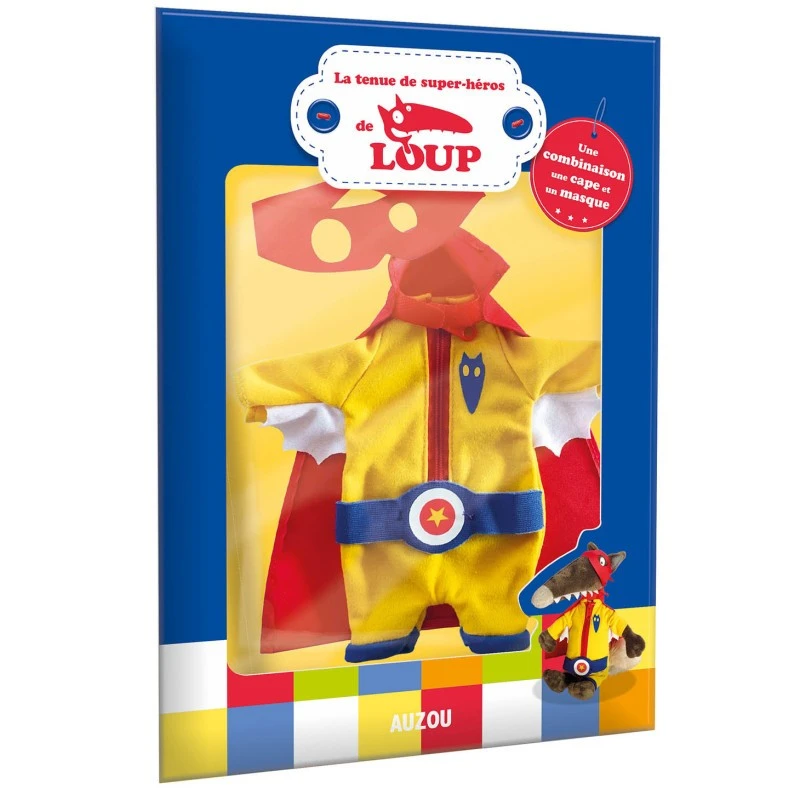 La tenue de super-héros de Loup - AUZ-9782733847213 - Editions Auzou - Loup, Mademoiselle Yeti, ... - Le Nuage de Charlotte