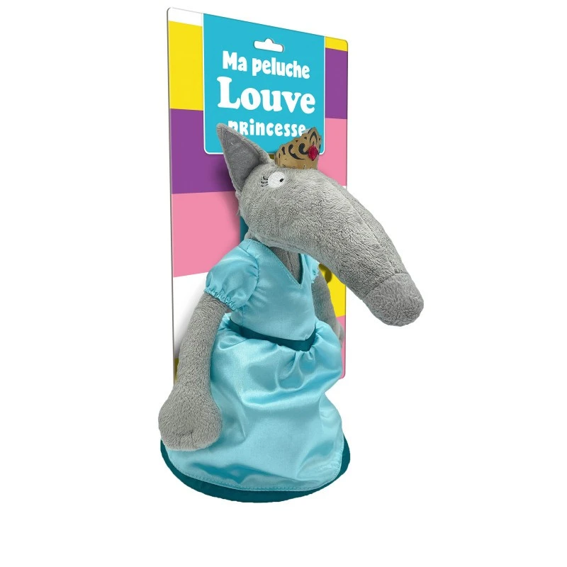 My princess wolf plush - AUZ-9791039517171 - Editions Auzou - Loup, Mademoiselle Yeti, ... - Le Nuage de Charlotte