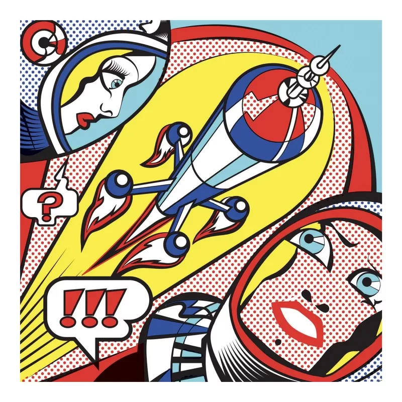 Djeco Inspired By - Roy Lichtenstein - Superheroes – vue 2 – Creative Kits