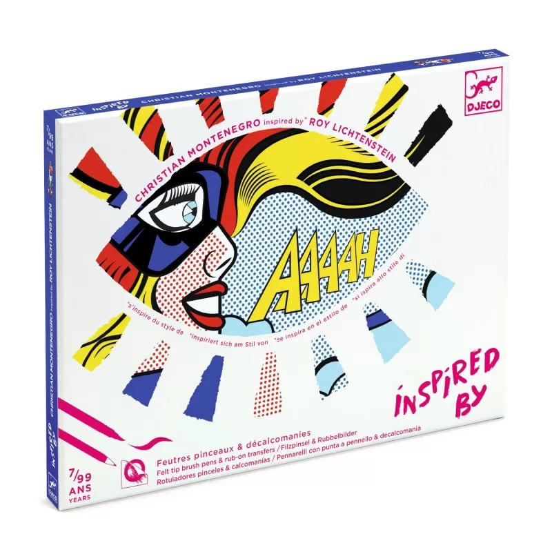 Djeco Inspired By - Roy Lichtenstein - Superheroes – vue 5 – Creative Kits