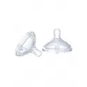 Nûby SoftFlex Slow Flow Teat 0m+ - for Baby Bottles (Pack of 2) - NUB-67660 - Nûby - Baby bottles and pacifiers - Le Nuage de...