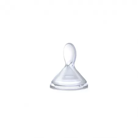 Nûby Tétine SoftFlex 0m+ - Cuillère en silicone souple - NUB-67611 - Nûby - Biberons et tétines - Le Nuage de Charlotte