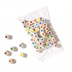 Colored dice, wooden (1 piece) - PHIL-7020 - Philos - Dices, bags and other accessories - Le Nuage de Charlotte
