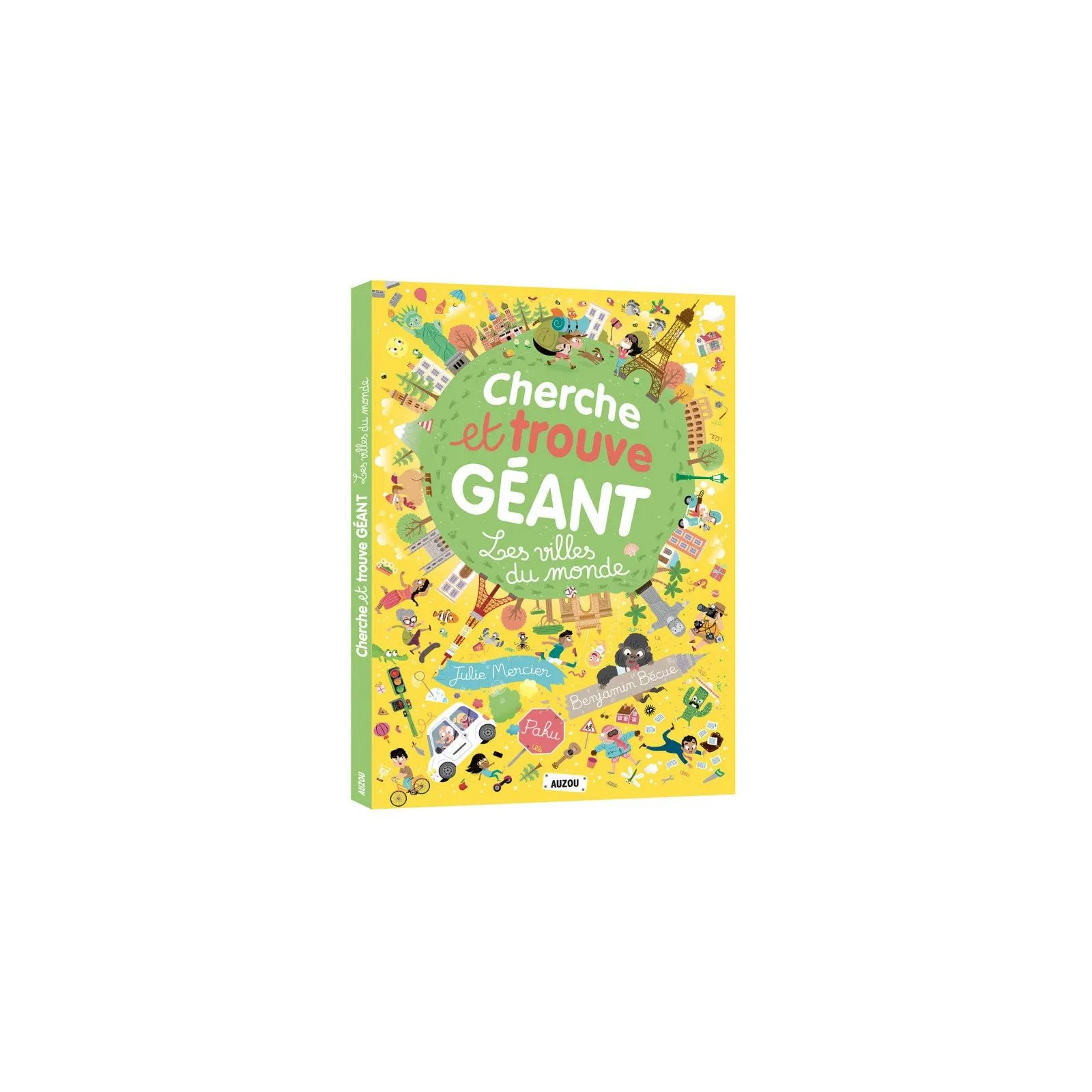 Cherche et trouve géant - Les villes du monde - AUZ-9782733862698 - Editions Auzou - Livres d'Activités - Le Nuage de Charlotte