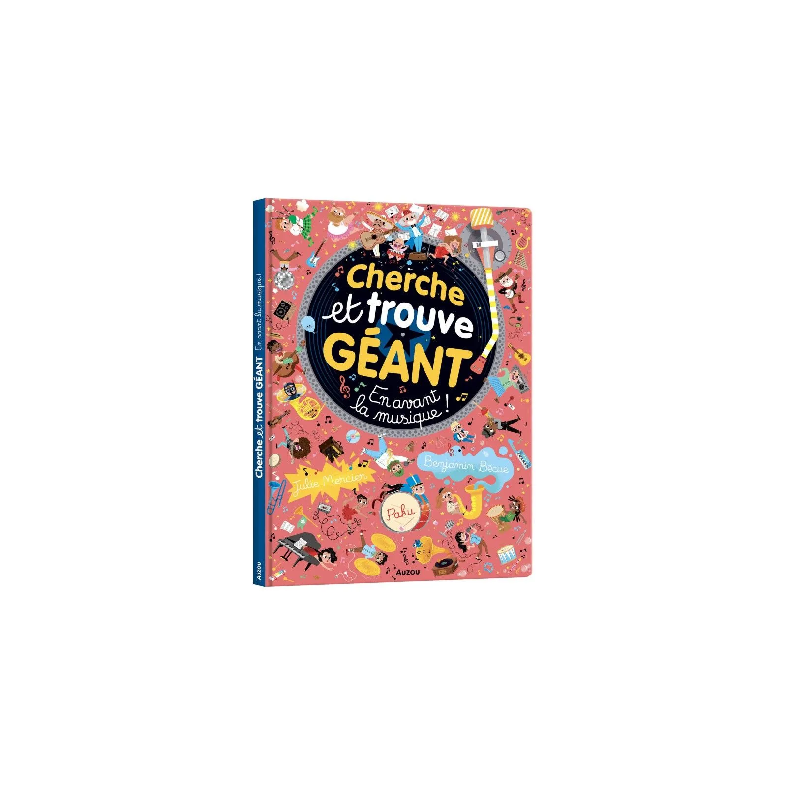 Cherche et trouve géant - En avant la musique! - AUZ-9791039514095 - Editions Auzou - Livres d'Activités - Le Nuage de Charlotte