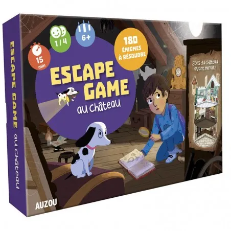 Escape Game au château - AUZ-9782733887974 - Editions Auzou - Jeux de société - Le Nuage de Charlotte