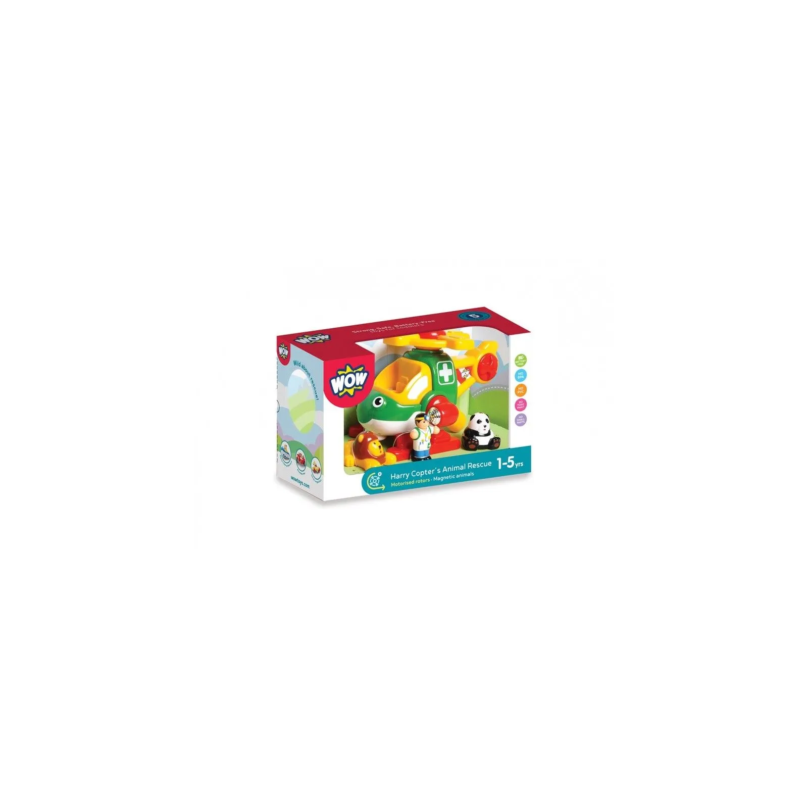 Hélicoptère de sauvetage de Harry - WOW-01014 - WOW Toys - Les avions - Le Nuage de Charlotte