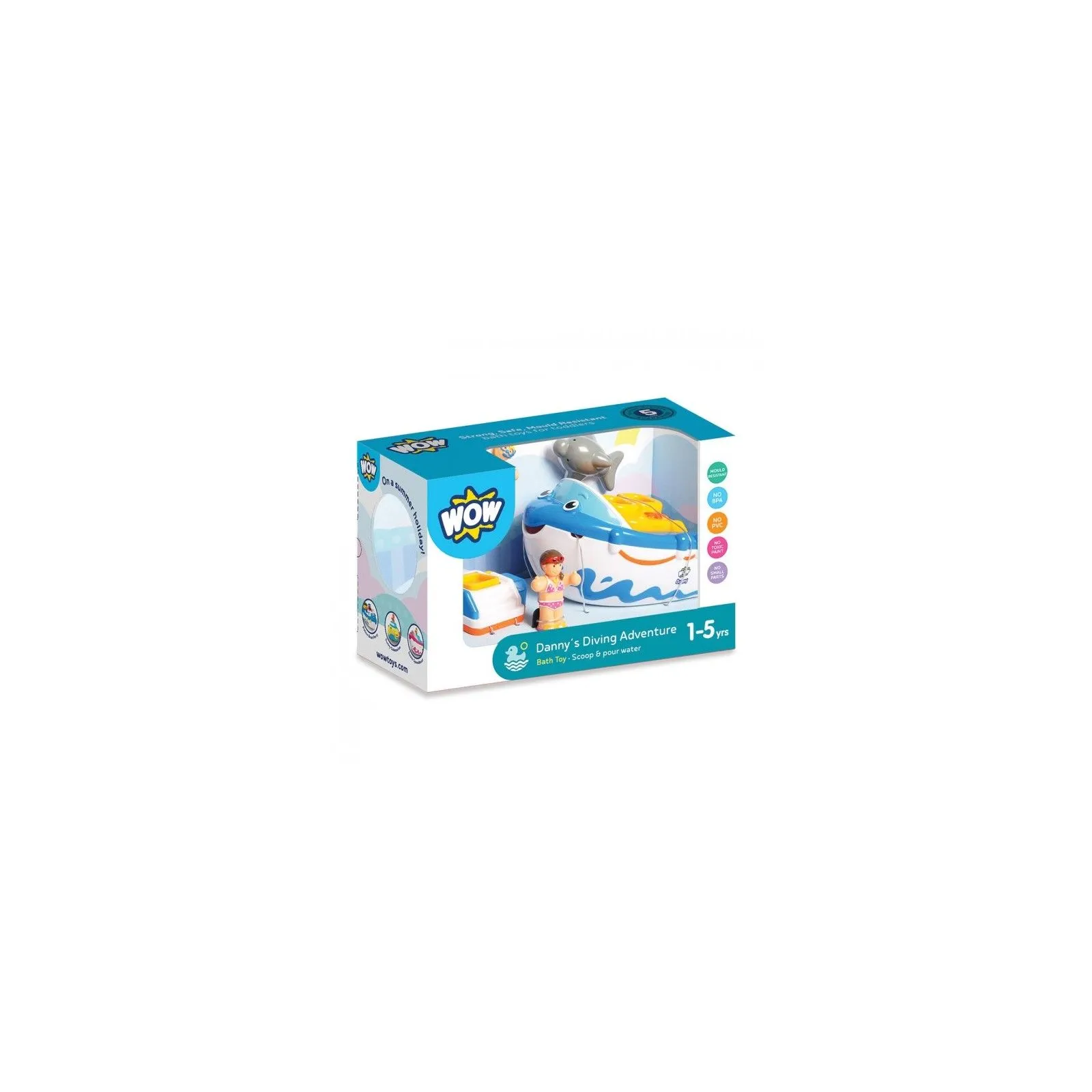 WOW Hors-bord de Danny - WOW-04010 - WOW Toys - Les bateaux - Le Nuage de Charlotte