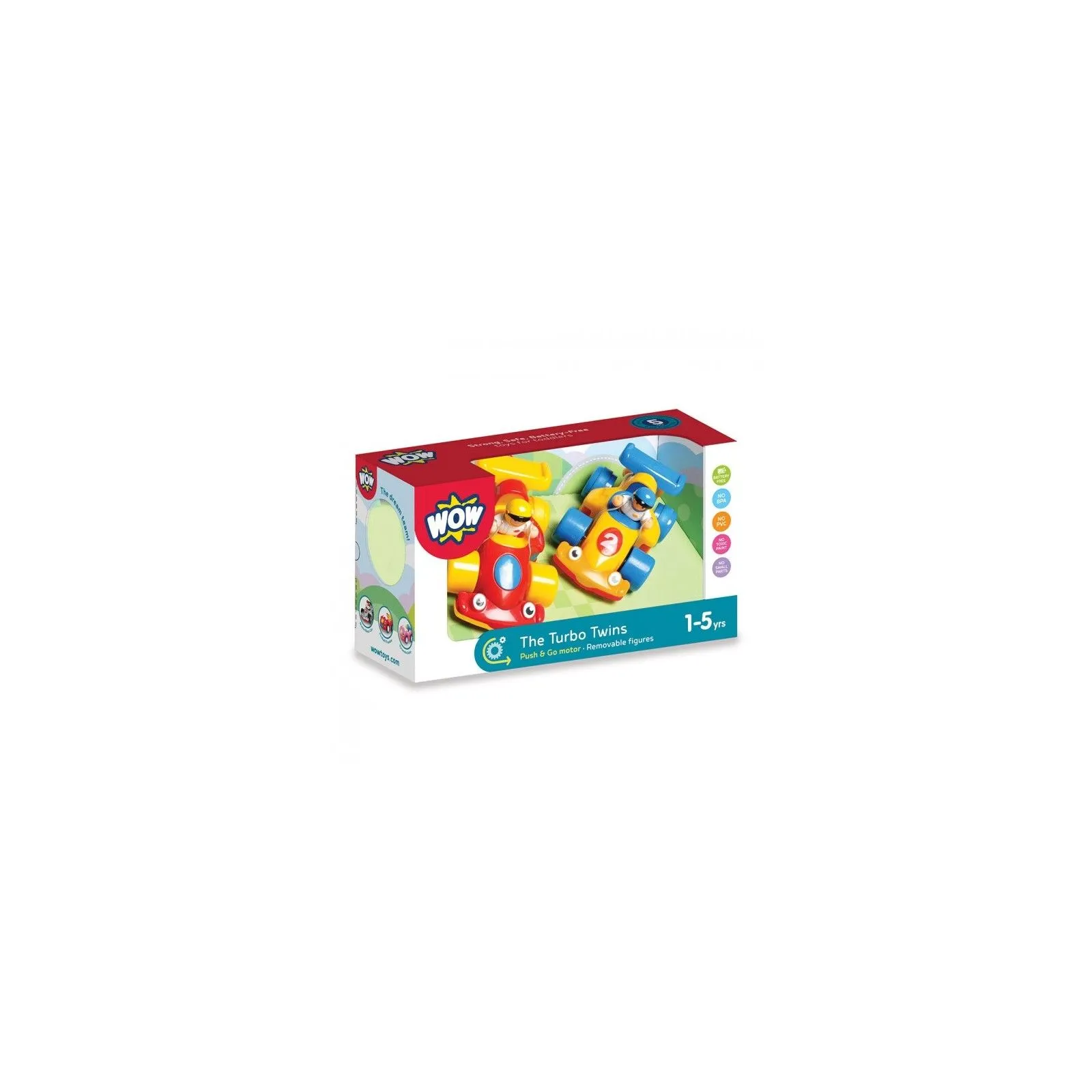 WOW Les voitures de course Turbo Twins - WOW-06060 - WOW Toys - Voitures, camions, etc. - Le Nuage de Charlotte
