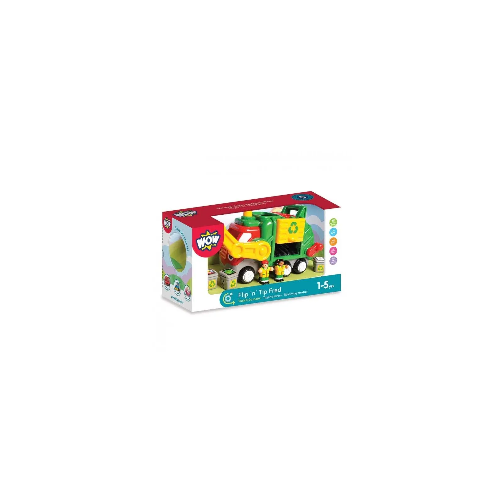WOW Flip 'n' Tip Fred - WOW-01018 - WOW Toys - Cars, Trucks, etc. - Le Nuage de Charlotte