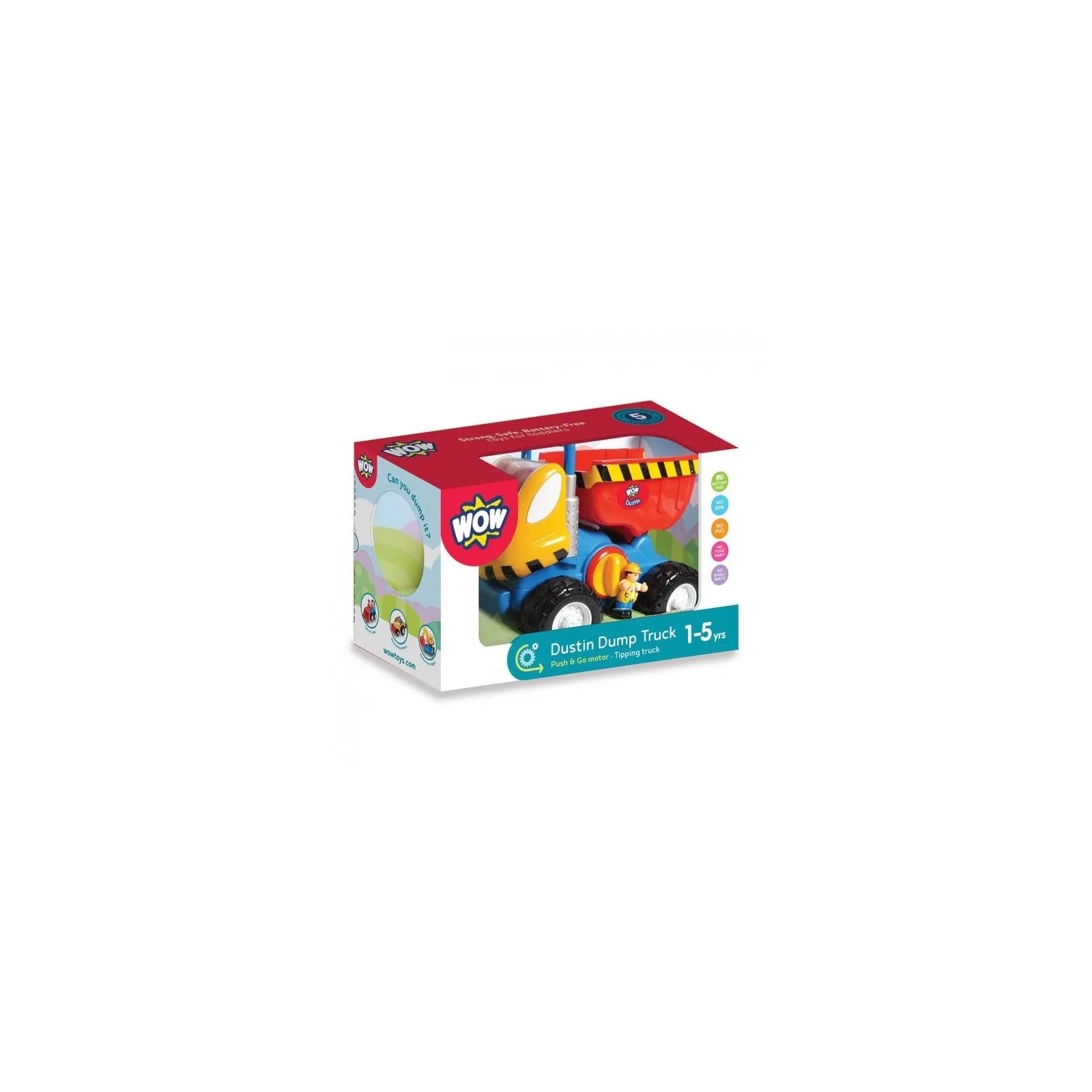 WOW Dustin Dump Truck - WOW-10183 - WOW Toys - Cars, Trucks, etc. - Le Nuage de Charlotte
