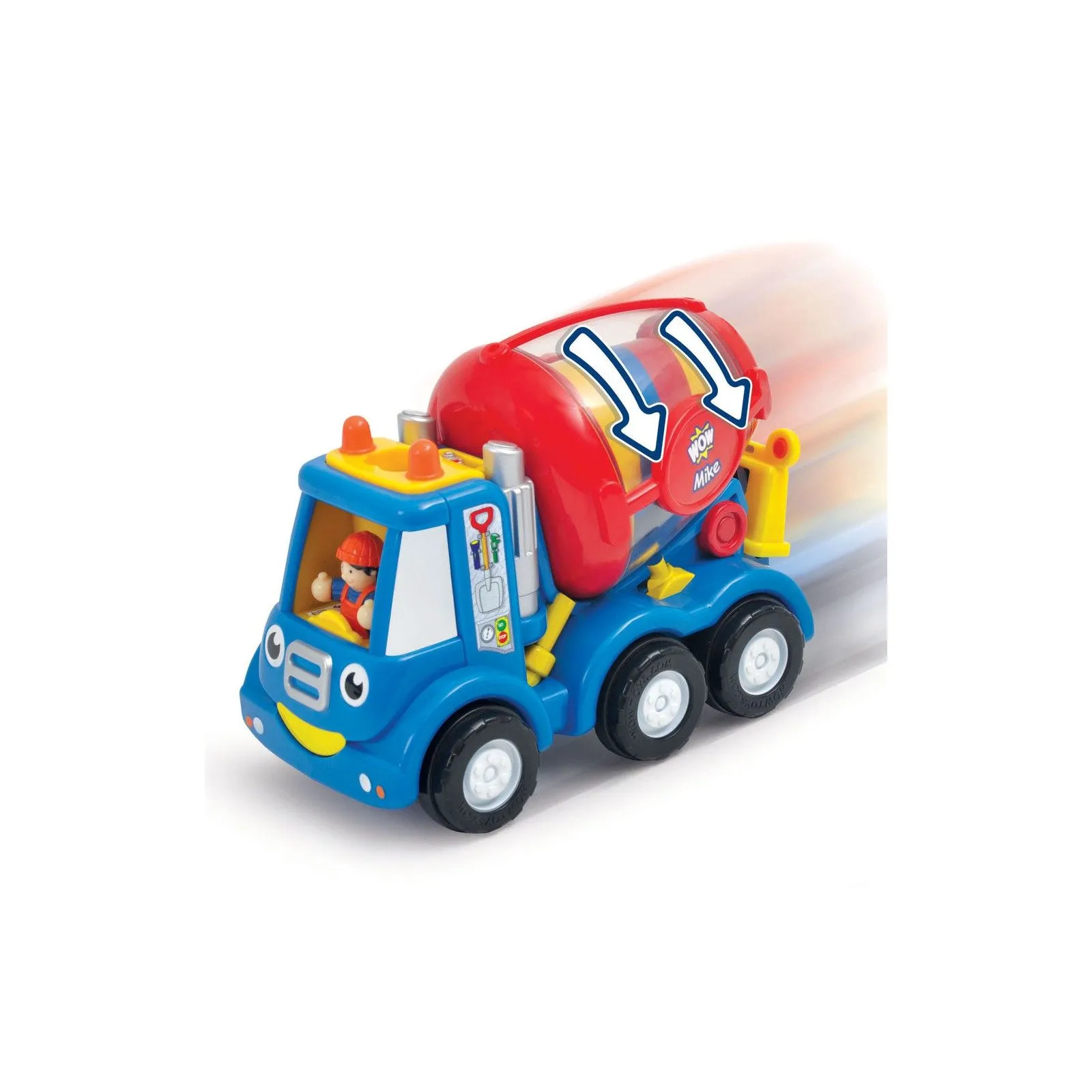 WOW Bétonnière de Mike - WOW-10185 - WOW Toys - Voitures, camions, etc. - Le Nuage de Charlotte