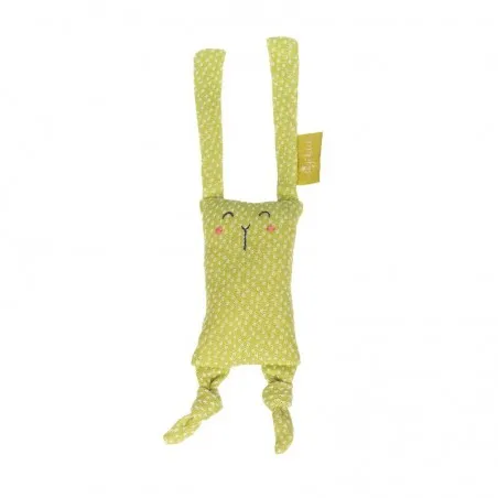 Green Rabbit Rattle Green - SIG-41792 - sigikid - Rattles - Le Nuage de Charlotte