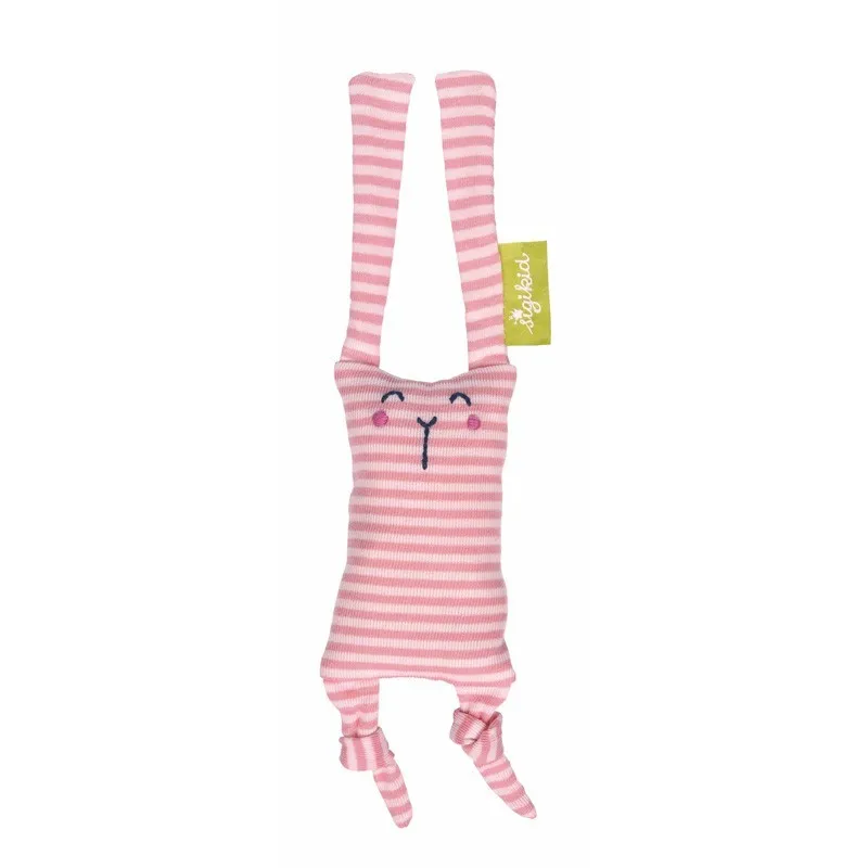 Pink Mouse Rattle Green - SIG-41791 - sigikid - Rattles - Le Nuage de Charlotte