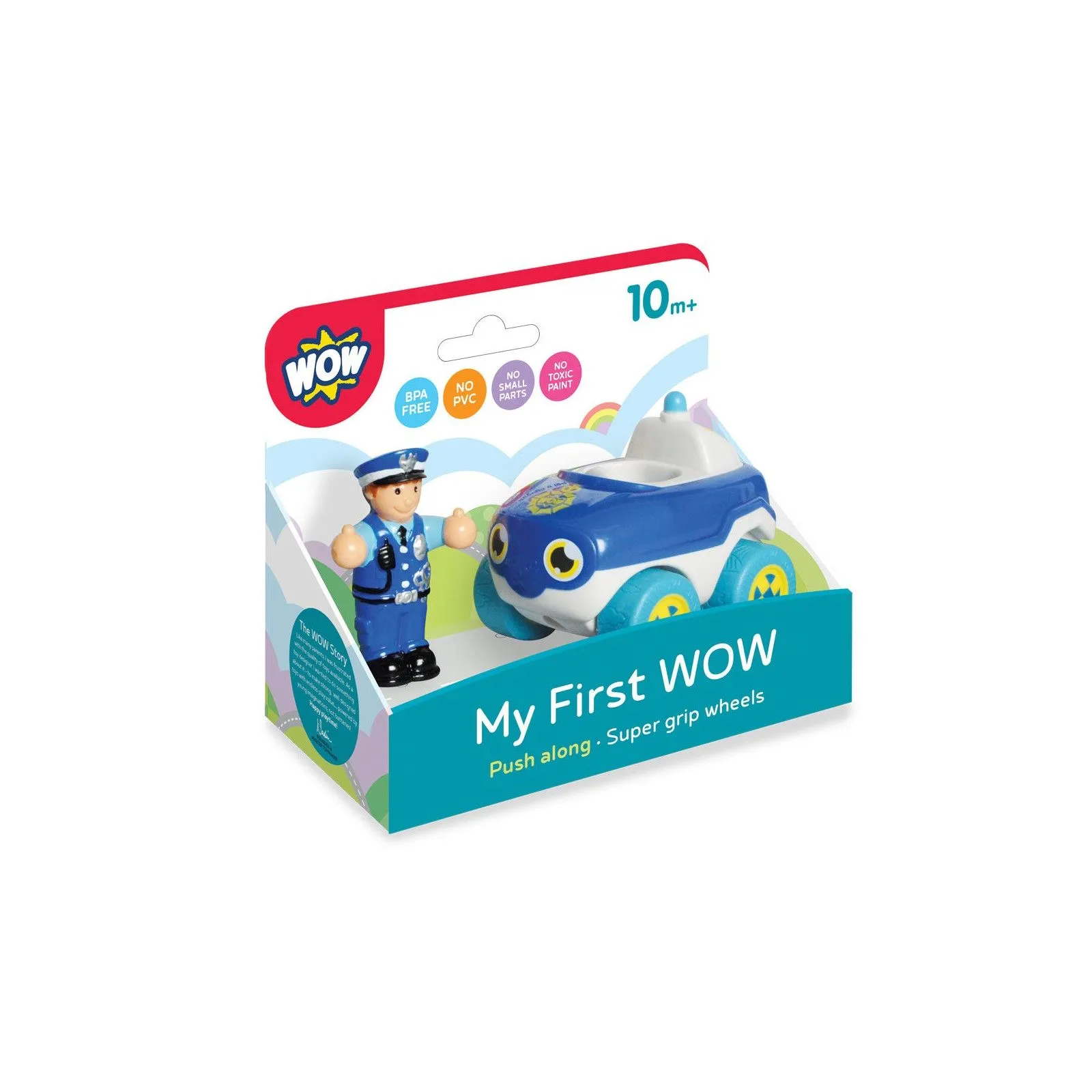 My First WOW Voiture de police Bobby - WOW-10407 - WOW Toys - Voitures, camions, etc. - Le Nuage de Charlotte