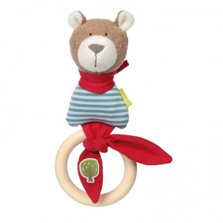 Rattle Ring Bear Green - SIG-41787 - sigikid - Rattles - Le Nuage de Charlotte