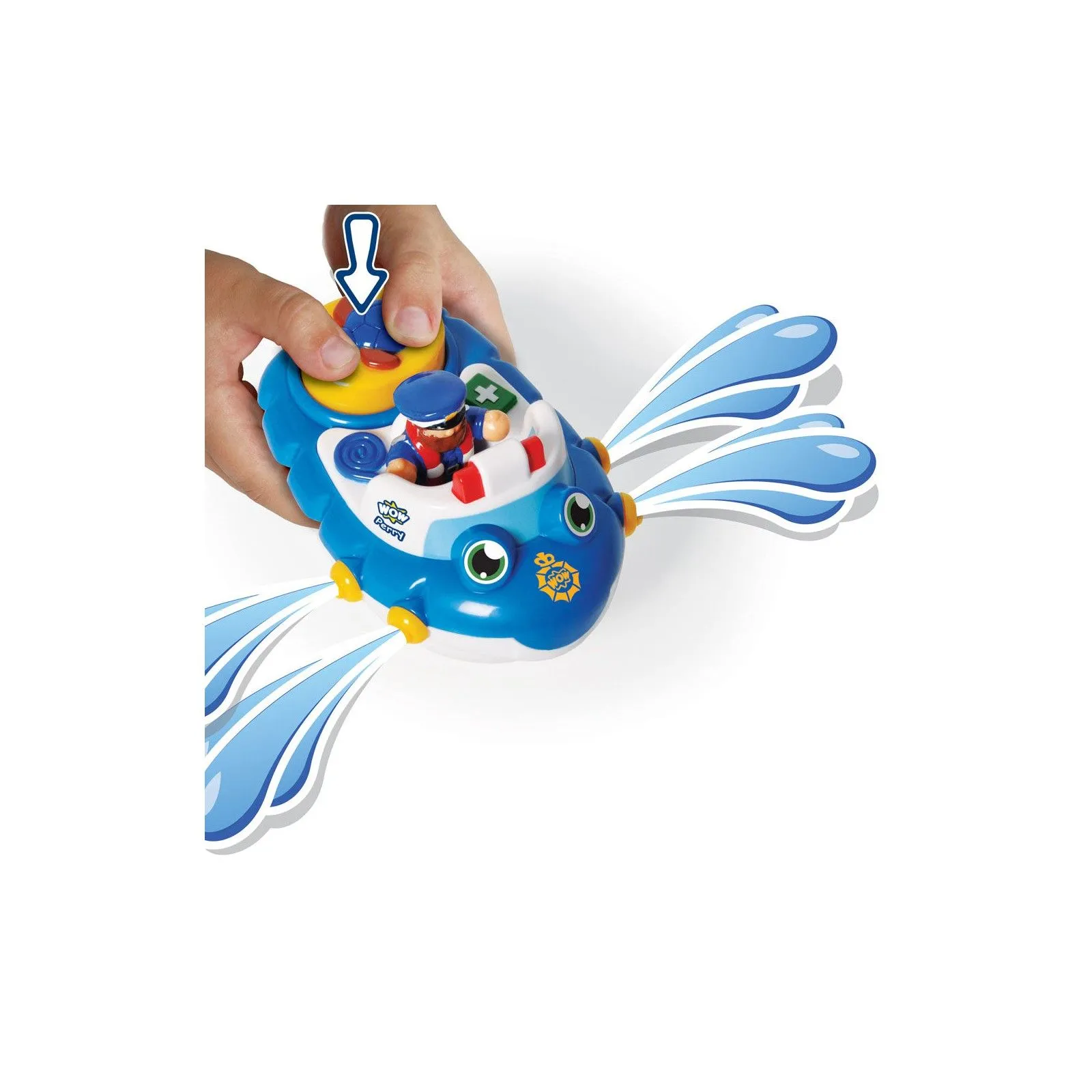 WOW Police Boat Perry - WOW-10347 - WOW Toys - Cars, Trucks, etc. - Le Nuage de Charlotte
