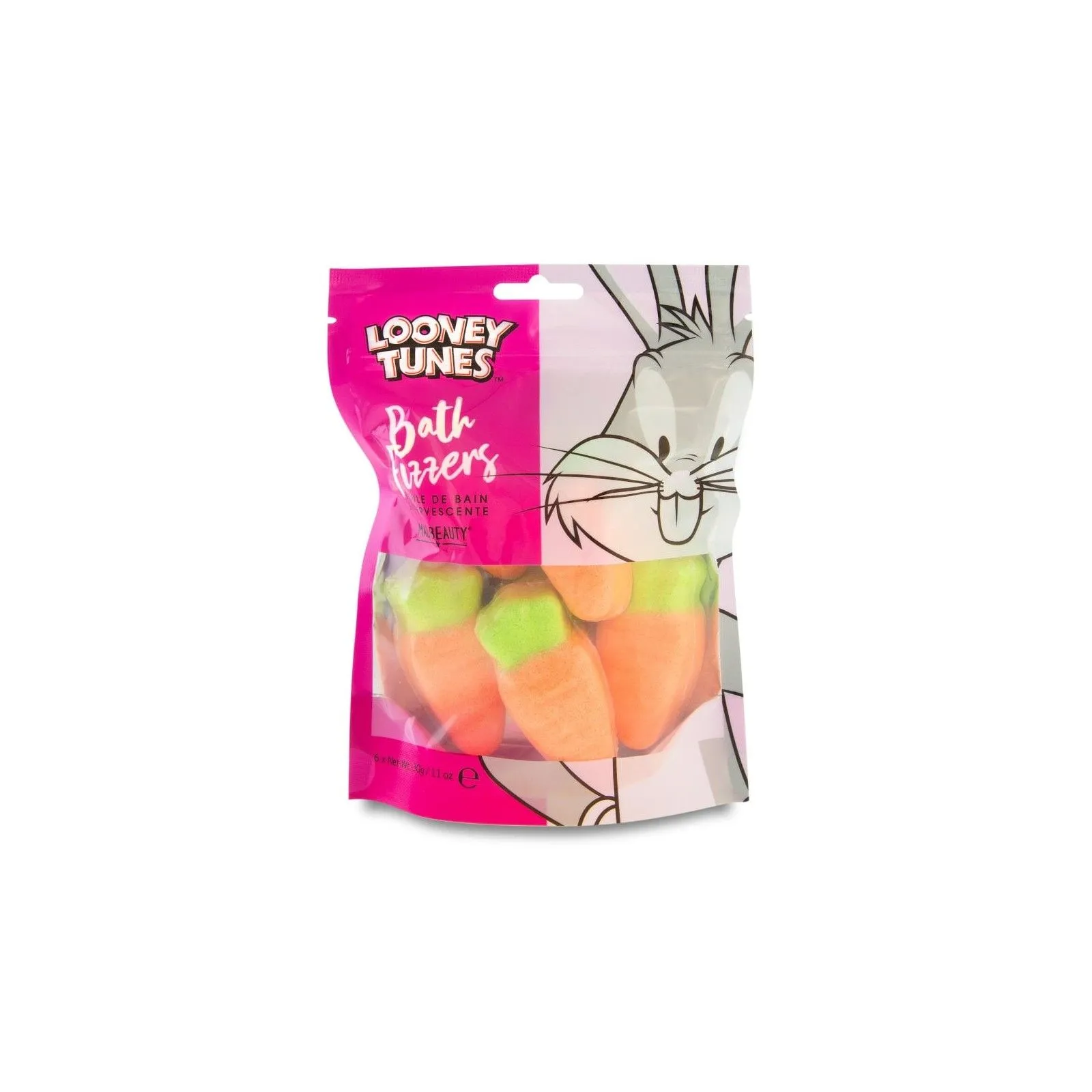 Warner Brothers Looney Tune Carrot Bath Fizzers (6 pieces) - MBT-WBLT-FG5061-1 - Mad Beauty - Bath Bombs - Le Nuage de Charlotte