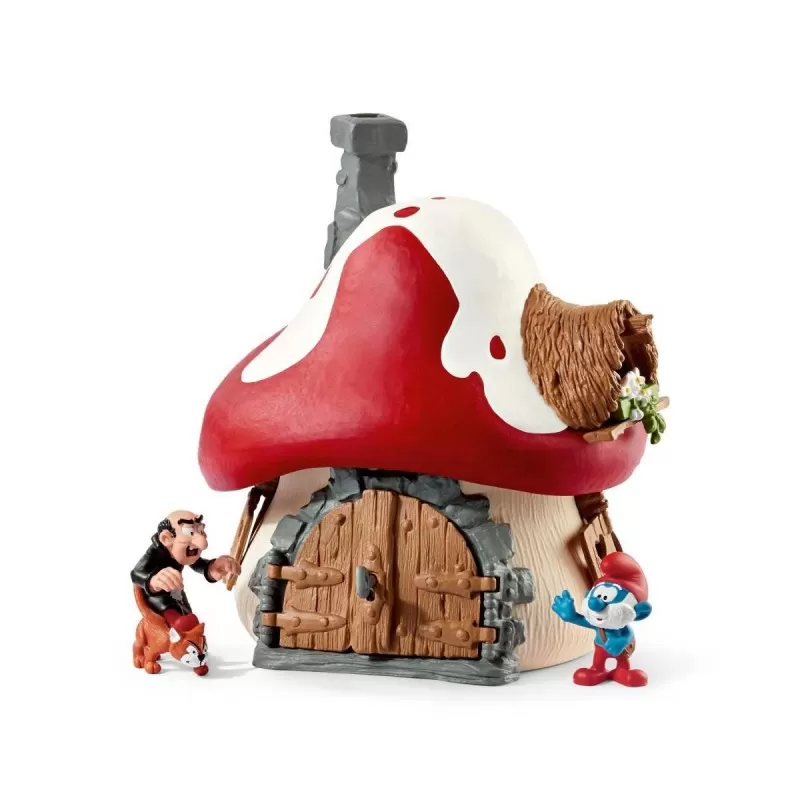 Maison des Schtroumpfs avec 2 figurines - SCH-20803 - Schleich - Schleich - Le Nuage de Charlotte