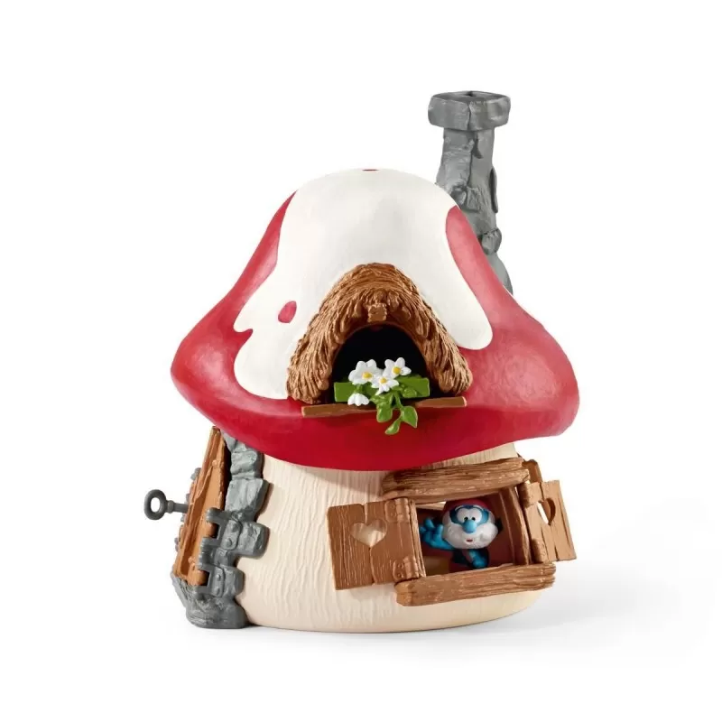 Smurf house with 2 figurines - SCH-20803 - Schleich - Schleich - Le Nuage de Charlotte
