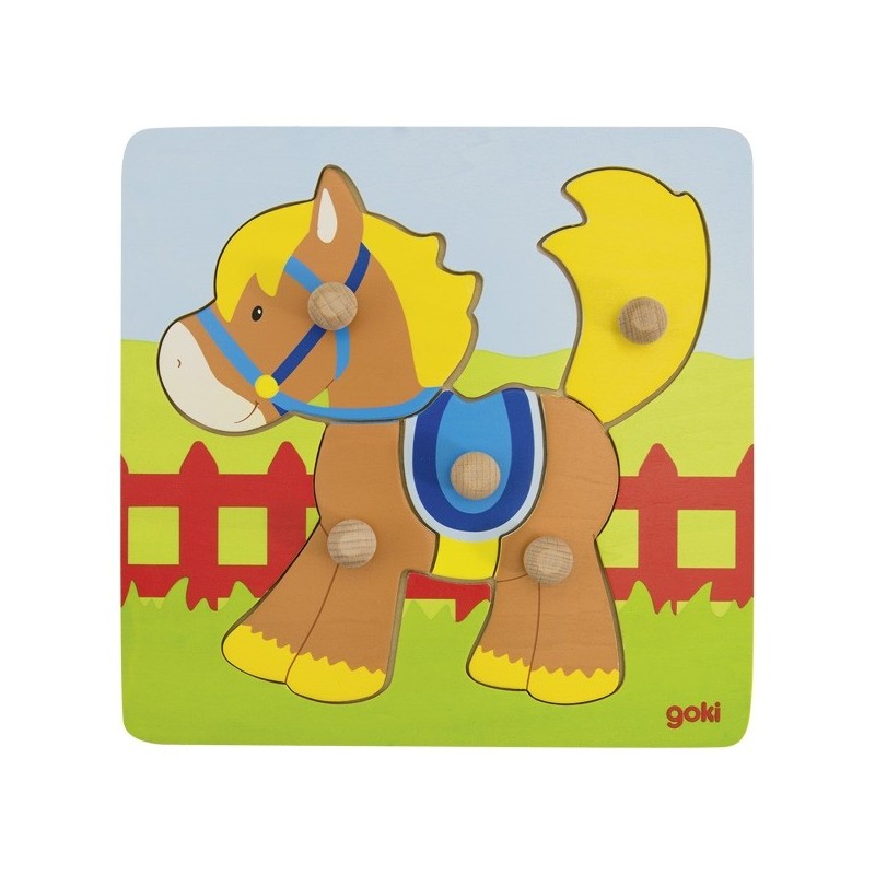 Puzzle cheval - GOK-8657555 - Goki - Puzzle en bois - Le Nuage de Charlotte