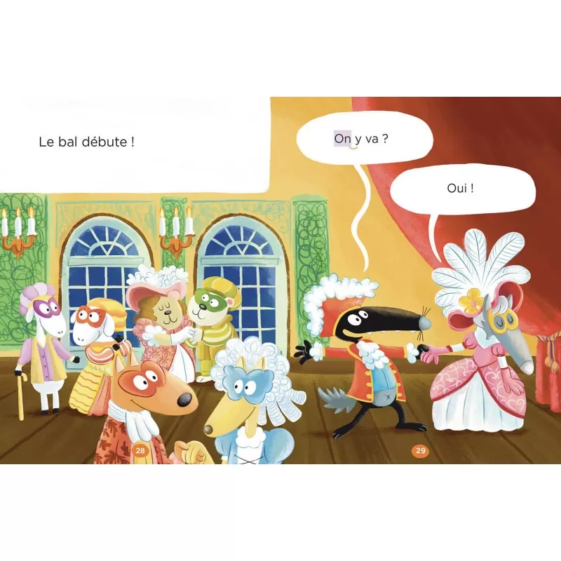 Mes lectures de 1ère primaire avec Loup - Bal masqué à venise - AUZ-9782733898499 - Editions Auzou - Albums et Contes Classiq...