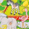 Animaux du zoo, puzzle à encastrements - GOK-8657515 - Goki - Puzzles en bois - Le Nuage de Charlotte