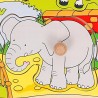 Animaux du zoo, puzzle à encastrements - GOK-8657515 - Goki - Puzzles en bois - Le Nuage de Charlotte