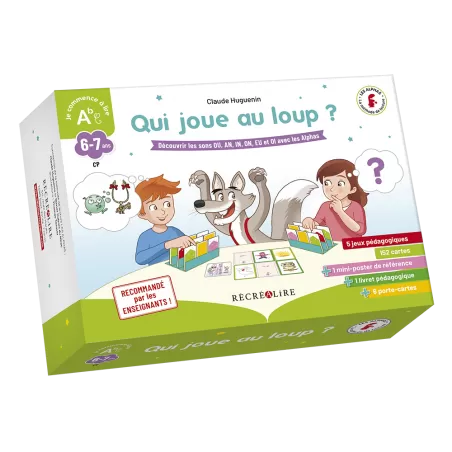 Qui joue au loup avec Les Alphas ? - RECR-3700686104296 - Editions Récréalire - Learn while having fun - Le Nuage de Charlotte