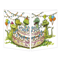 Carte cache-cache "Les dragons" - EDC-3700220152653 - Editions de Cortil - Cartes et invitations - Le Nuage de Charlotte