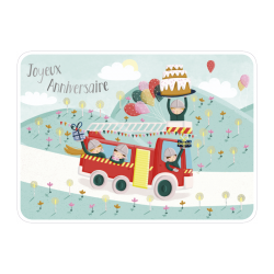 Haas "Bon Anniversaire" Urgence - EDC-3700220136035 - Editions de Cortil - Cartes et invitations - Le Nuage de Charlotte