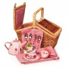 Tin-Tea Set Ladybug in a Basket - EGT-540019 - Egmont Toys - Kitchens and stores - Le Nuage de Charlotte