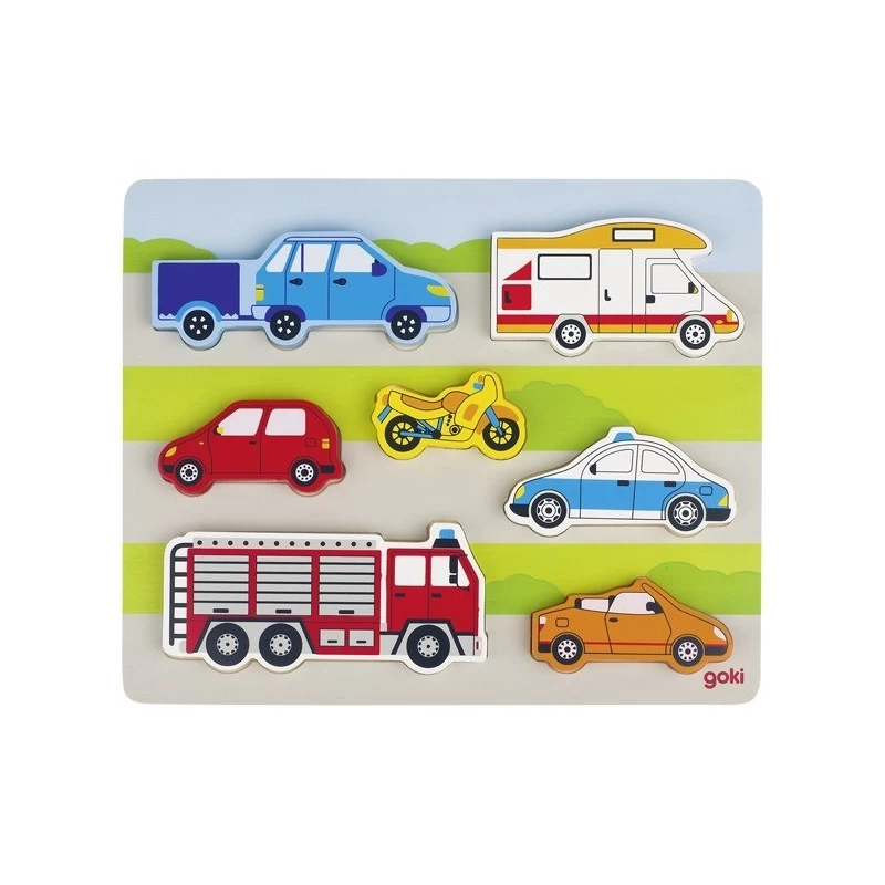 Puzzle, on the road - GOK-8657517 - Goki - Wooden Puzzles - Le Nuage de Charlotte