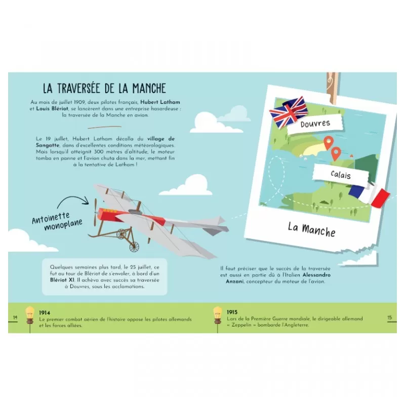 L'avion 3D - L'histoire de l'Aviation - SASSI-9788830305977 - Sassi - Documentaires - Le Nuage de Charlotte