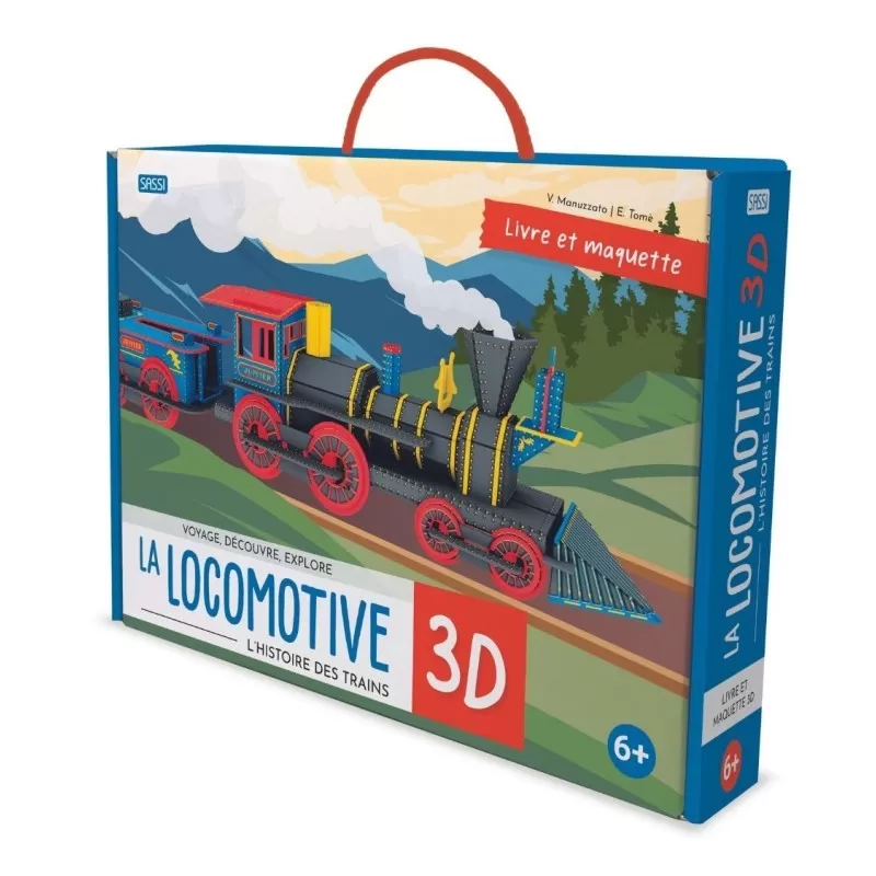 The 3D Locomotive - The History of Trains - SASSI-9788830307636 - Sassi - Documentaries - Le Nuage de Charlotte