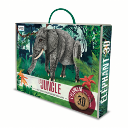 L'éléphant 3D. La jungle. Une biodiversité extraordinaire - SASSI-9788830302723 - Sassi - Documentaires - Le Nuage de Charlotte
