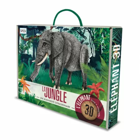 The 3D elephant. The jungle. Extraordinary biodiversity - SASSI-9788830302723 - Sassi - Documentaries - Le Nuage de Charlotte