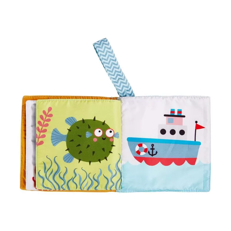 Livre en tissu Monde de la mer - HAB-306078 - Haba - Livres bébés - Le Nuage de Charlotte