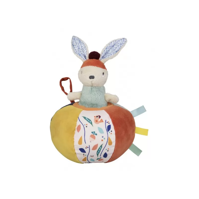 Gabin Lapin Ball - EBU-E90021 - ebulobo - Activity Toys - Le Nuage de Charlotte