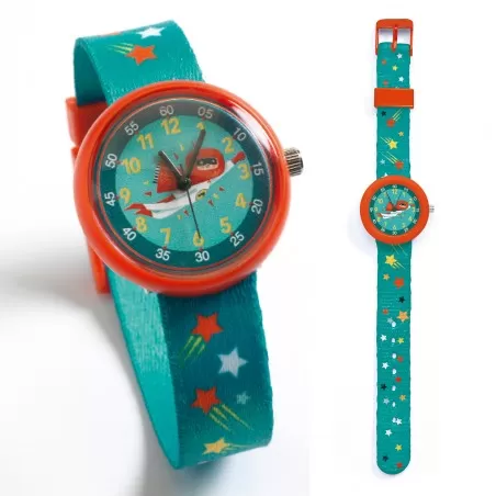 ticlock Superhero watch - DJE-DD00422 - Djeco - Watches and alarm clocks - Le Nuage de Charlotte
