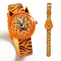 ticlock Tiger watch - DJE-DD00425 - Djeco - Watches and alarm clocks - Le Nuage de Charlotte