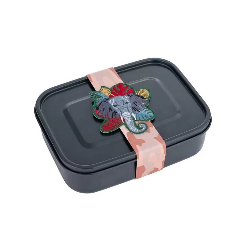 Jeune Premier - Elastique pour boite à lunch - Wildlife - JEPR-LE022192 - Jeune Premier - Boîte à tartine, fruit et snack - L...