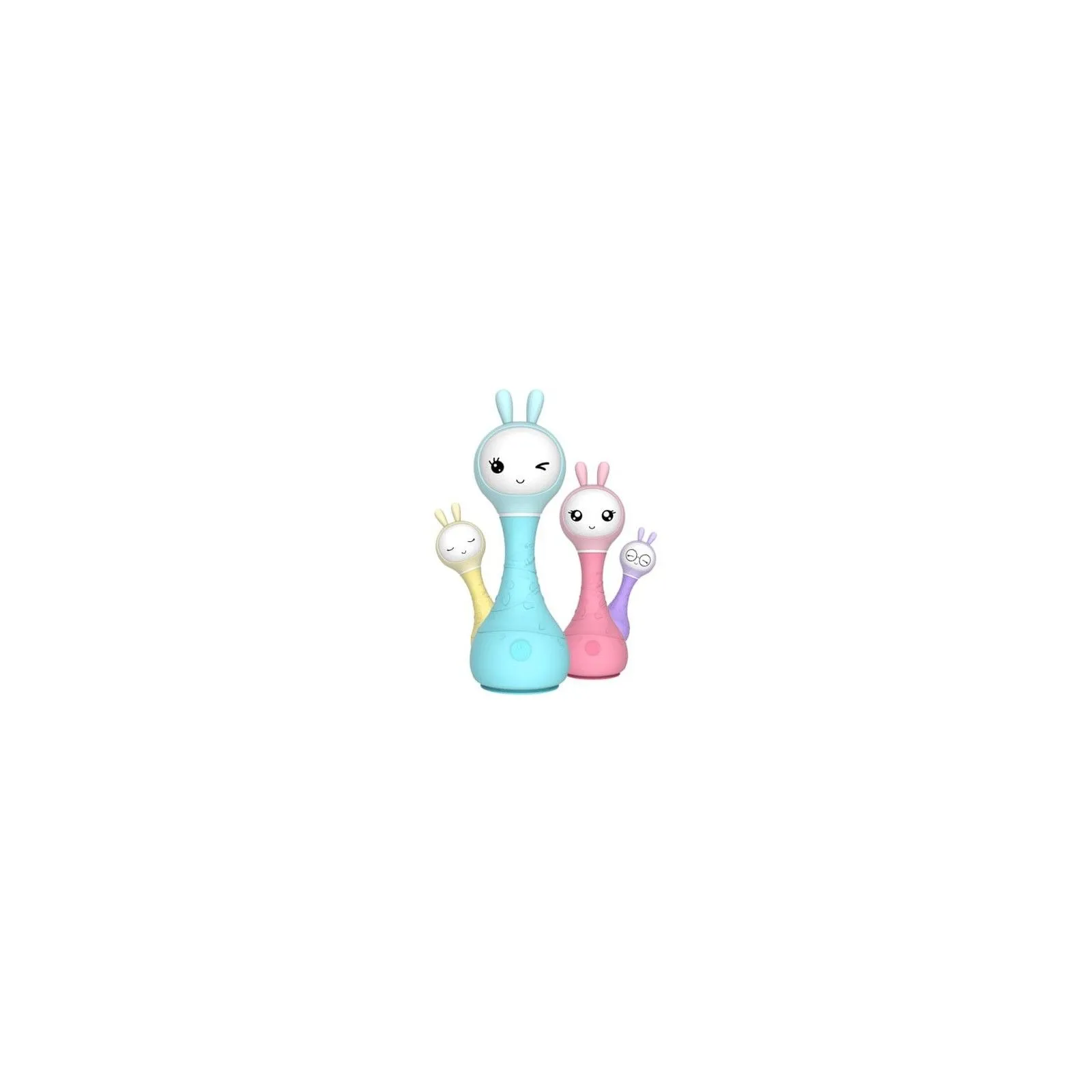 alilo - Smart Bunny - Rattle pink - ALIL-R1ROSE - alilo - Rattles - Le Nuage de Charlotte
