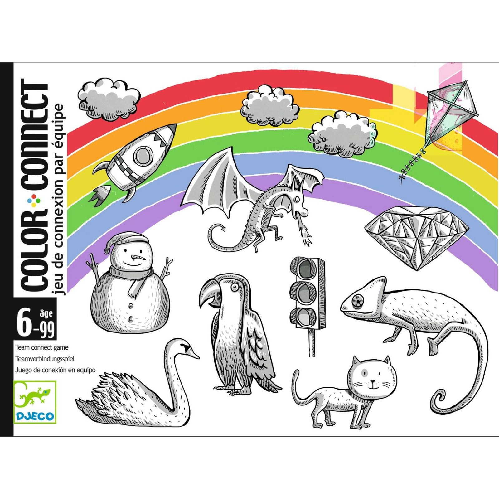 Acheter Color connect - Jeux de cartes - DJECO - Le Nuage de Charlotte