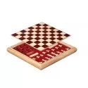 Checkers Chess Set, wooden box, 35 mm case - PHIL-2803 - Philos - Board Games - Le Nuage de Charlotte
