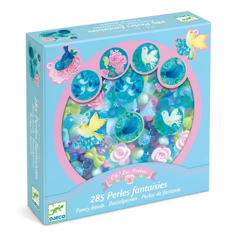 Oh! Les Perles - Acrylic beads - Birds - DJE-DJ09856 - Djeco - Stringing beads - Le Nuage de Charlotte
